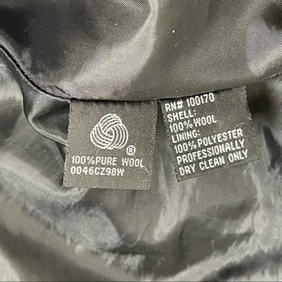 Sandro Pure Wool Career Office Dark Academia Jacket Blazer NWOT Size 16P - Picture 8 of 10